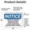 Signmission 10 in Height, 14 in Width, Vinyl Decal, Rectangle OS-2PACK-NS-D-1014-L-17896 - alternate 4